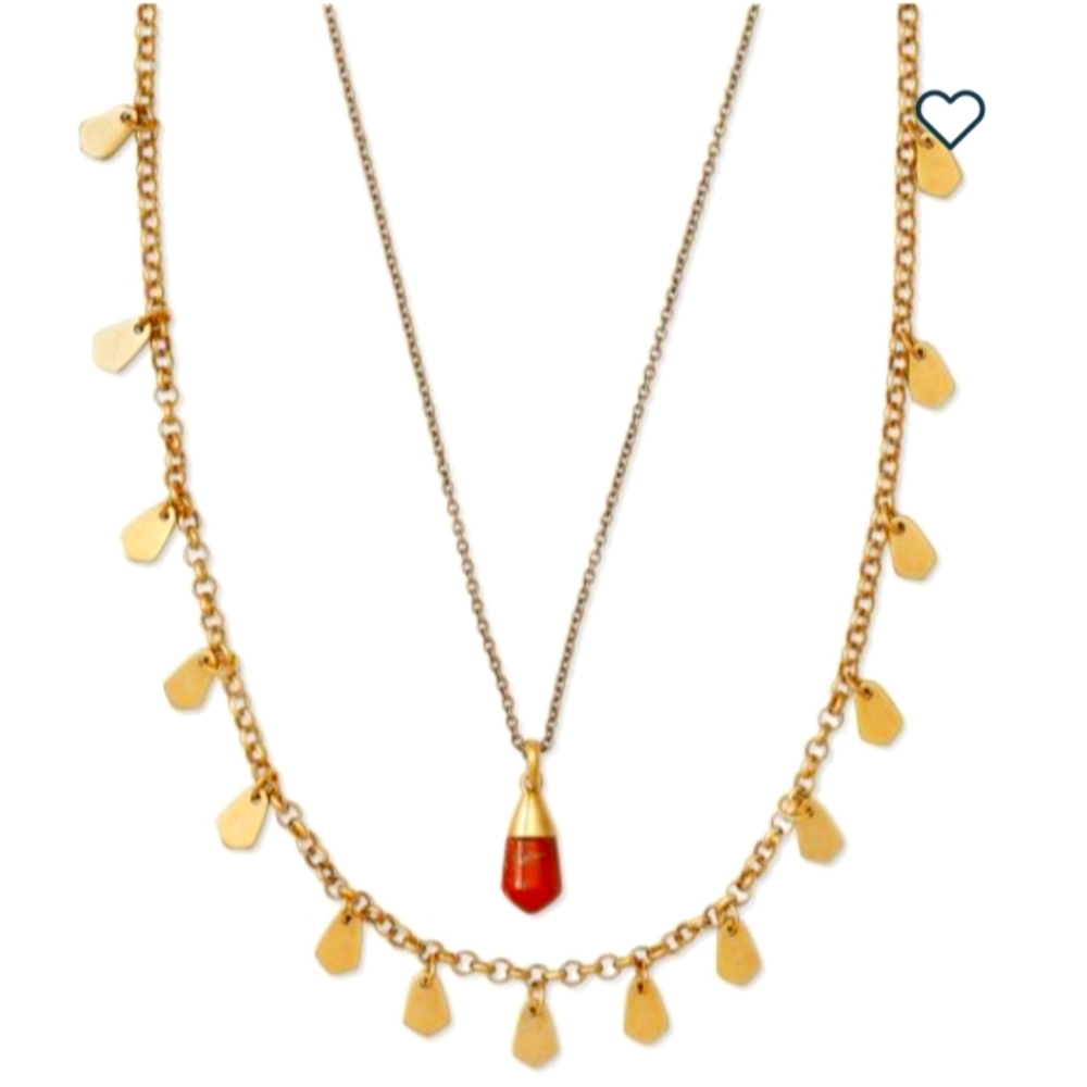 Kendra Scott Freida Multi-Strand Necklace in Burnt Sienna Howlite